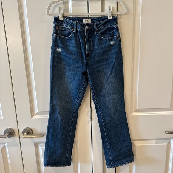 PISTOLA Lennon High Rise Cropped Boot Cut Jeans Leyton Wash | 28 - Picture 1 of 8